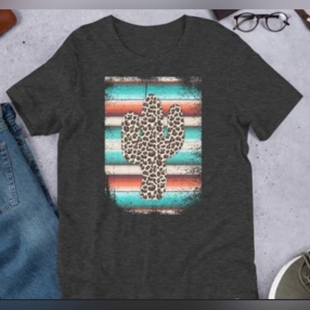 Leopard Cactus Tee